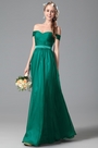 Off Shoulder Bridesmaid Dress Evening Gown