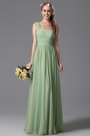 One Shoulder Slit Bridesmaid Dress Evening Dress