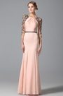 Нежное Розовое Вечернее Платье