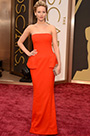 Custom Made Jennifer Lawrence Strapless Gown for Academy Awards