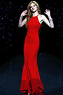 Custom Made Bella Thorne Runway Stunning Red Gown
