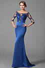 Элегантное Синее Вечернее Платье для Торжества
