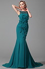 Stunning Sleeveless Floral Evening Gown Formal Dress