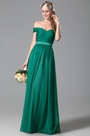 Off Shoulder Bridesmaid Dress Evening Gown
