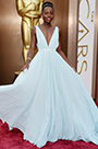 Robe de soirée bleue féerique Lupita Nyong''o Oscar 2014