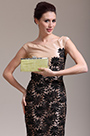 Fabulous Sweetheart Evening Dress Bridesmaid Dress Golden Handbag Set