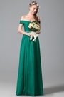 Off Shoulder Bridesmaid Dress Evening Gown