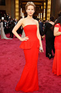 Custom Made Jennifer Lawrence Strapless Gown for Academy Awards