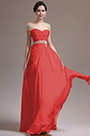 Beaded Cap Sleeves Red Prom Dress Evening Dress