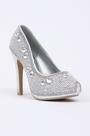 Chaussures Talons Hauts avec Bijoux & Perles