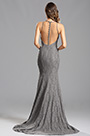Elegant Grey Lace Evening Dress Prom Dress