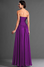 Strapless Sweetheart Purple Prom Dress