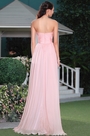 Strapless Sweetheart Blush Bridesmaid Dress Evening Dress