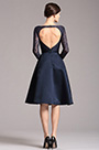 Gorgeous Navy Blue Long Sleeves Party Dress Cocktail Dress