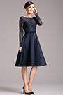 Gorgeous Navy Blue Long Sleeves Party Dress Cocktail Dress