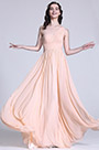 Elegant One Shoulder Soft Pink Bridesmaid Dress