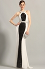 Stylish Beaded Halter Neck Evening Gown Formal Dress