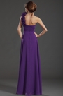 Flower One Shoulder Formal Party Dress
