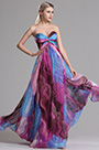 Sweetheart Printed A Line Prom Evening Dress