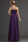 New Purple Single Shouder Prom Evening Dress Formal Gown