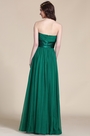 Robe de soirée/demoiselle d'honneur longue bustier verte
