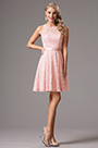 Rosa Lace Party kleid Cocktailkleid