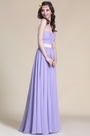 A Line Strapless Lavender Evening Dress Bridesmaid Dress
