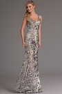 Длинное Вечернее Платье с Пайетками на лифе