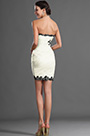 Fabulous Strapless Cream Cocktail dress