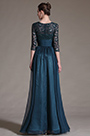 Stylish Overlace Sleeves Mother of the Bride Dress