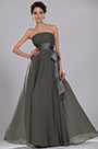 Simple Elegant Strapless Evening Dress