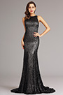 Dark Grey Sequin Formal Dress Evening Dress