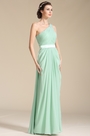 Robe de soirée/demoiselle d'honneur longue vert d'eau
