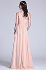 Elegant One Shoulder Soft Pink Bridesmaid Dress