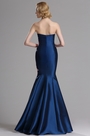 Spitzen Blau Trägerloses Prom Kleid Abendkleid