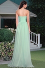Strapless Sweetheart Mint Bridesmaid Dress Evening Dress