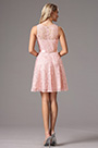 Rosa Lace Party kleid Cocktailkleid