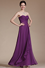 Strapless Sweetheart Purple Bridesmaid Dress Formal Dress