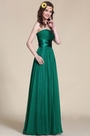 Robe de soirée/demoiselle d'honneur longue bustier verte
