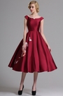 Красное Короткое Вечернее Платье для Торжеств