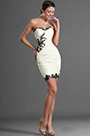 Fabulous Strapless Cream Cocktail dress
