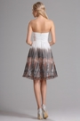 Strapless Floral Cocktail Dress Beach Holiday Party Dress