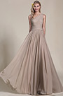 One Shoulder Grey Bridesmaid Dress Evening Dress