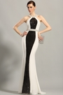 Stylish Beaded Halter Neck Evening Gown Formal Dress