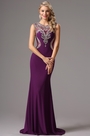 Graceful Sleeveless Formal Gown with Beaded Embellishments