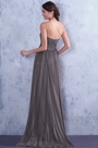Strapless Sweetheart Grey Bridesmaid Dress Formal Dress