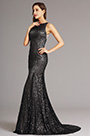 Dark Grey Sequin Formal Dress Evening Dress