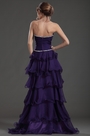 Purple Sweetheart Strapless Formal Dress
