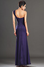 Elegant One Shouder Blue Evening Dress Prom Dress