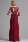 Elegant Halbarm Abschlussball  Abendkleid